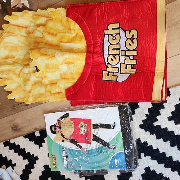Spirit French Fries Kids Costume - Red and Gold - Picture 2 of 7